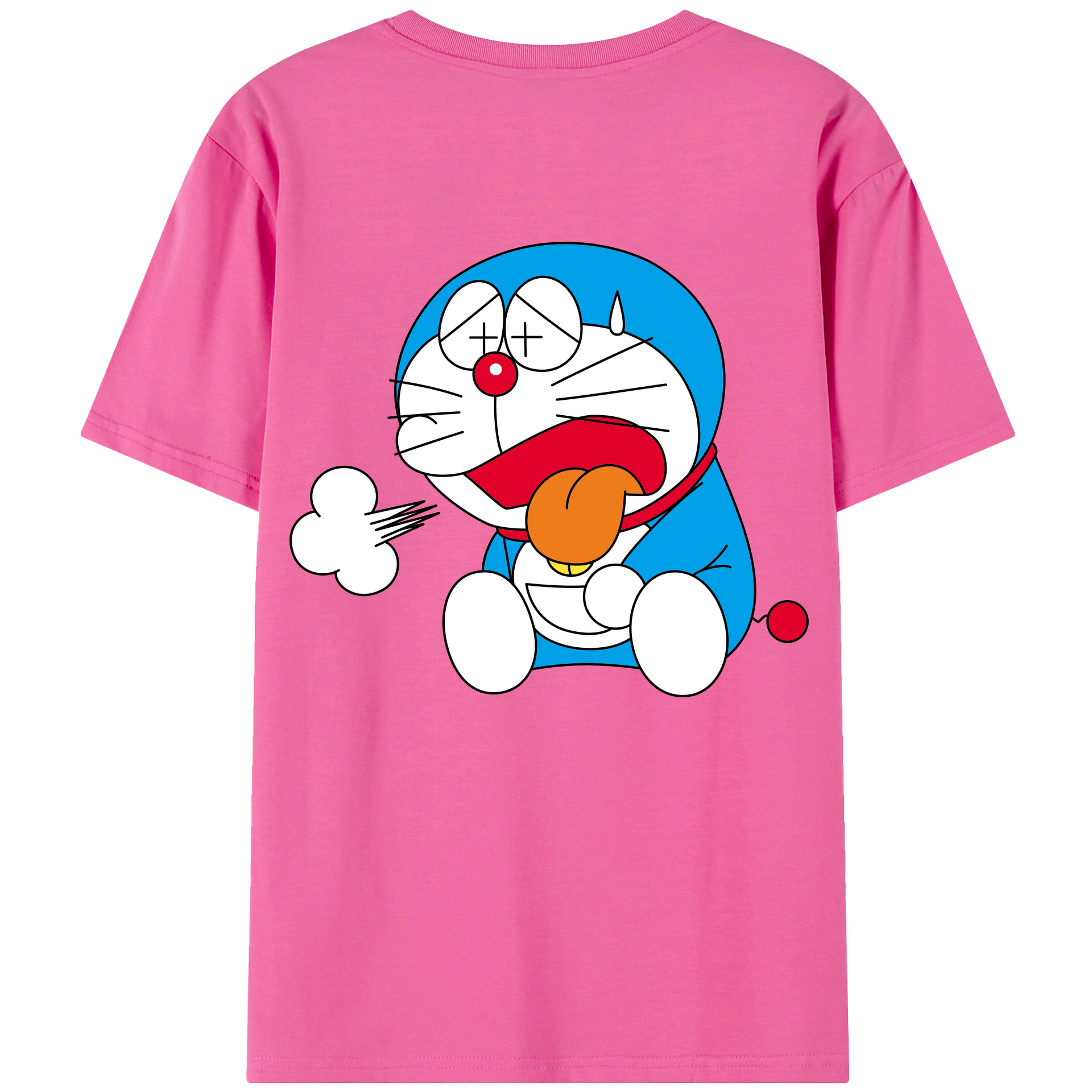 （画像用） ドラえもん Doraemon レディース半袖Tシャツ(バックプリント)